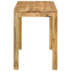 Avis vidaXL Table à dîner Bois de manguier - 110x55 cm