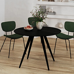 Rendez Vous Deco Table ronde Liwa - Noir