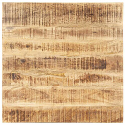 vidaXL Dessus de table 70x70 cm - Bois de manguier