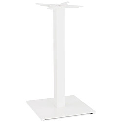 Alterego Pied de table TOWER 110 cm - Métal blanc