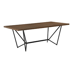 En.casa Table de salle à manger - Noir