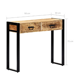 VIDAXL Table console pas cher