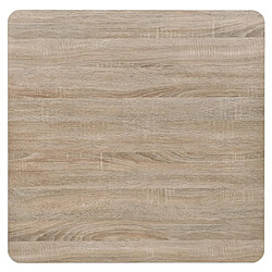 Helloshop26 Table haute mange debout - Chêne