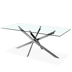 Table à manger Alix - Chrome