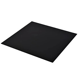 vidaXL Dessus de table carré Verre trempé 700 x 700 mm