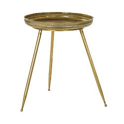 Pegane Table d'appoint cuivre - Ø43x57 cm