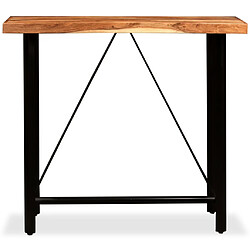 Helloshop26 Table haute mange-debout industrielle - Bois