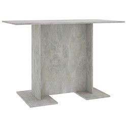 Table de Salle à Manger Gris Béton - VidaXL