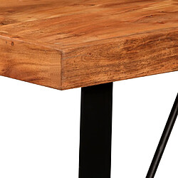 Helloshop26 Table haute mange-debout industrielle - Bois