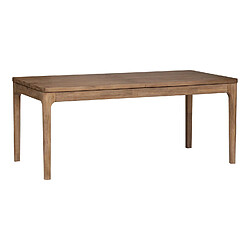 Atmosphera Table à manger extensible Sabor en bois pour 6 à 10 personnes - Marron