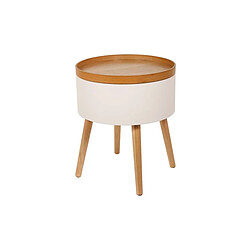 The Home Deco Factory the_home_deco_factory Table Coffre Igor - Bois Blanc