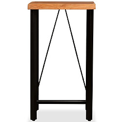 Helloshop26 Table haute mange debout - Bois