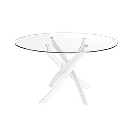 Angel Cerda Table ronde verre