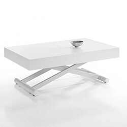 Inside 75 Table relevable extensible - Blanc