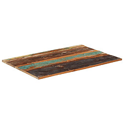Avis vidaXL Dessus de table en bois récupéré