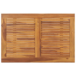 Acheter vidaXL Table à dîner pliable jardin 90x60x75 cm - Bois de teck