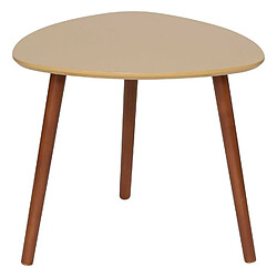 Atmosphera Lot de 3 tables d'appoint design Mileo - Vert, ocre et blanc pas cher
