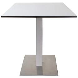 Bolero Table de jardin carrée - Argent