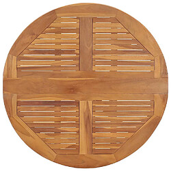 Acheter vidaXL Table à dîner pliable bois de teck solide