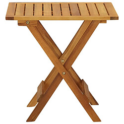 Avis vidaXL Table de bistro Acacia 41435