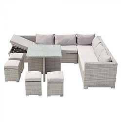 Ensemble table & chaises Concept Usine