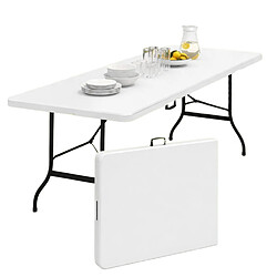 Idmarket MARKET Table pliante d'appoint 180 CM