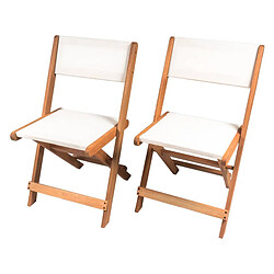Acheter Habitat Et Jardin Salon de jardin repas [ ]Séoul[ ] - 1 Table + 8 chaises - Maple - Beige