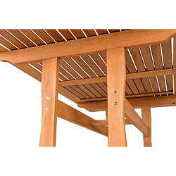 Avis Habitat Et Jardin Salon de jardin repas [ ]Séoul[ ] - 1 Table + 8 chaises - Maple - Beige