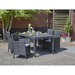 Keter table de jardin Girona - Gris