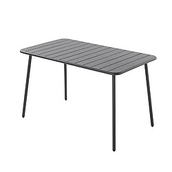 CONCEPT USINE Table Bergame - Gris foncé