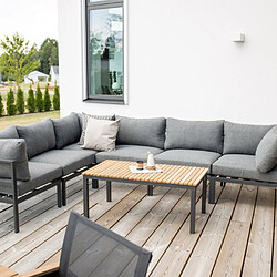 Venture home table basse de jardin - Naturel & noir