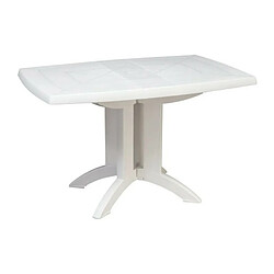 GROSFILLEX Table de Jardin Vega Pliante - Blanc
