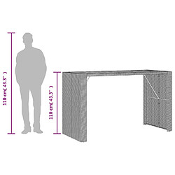 vidaXL Table de Bar Acacia pas cher