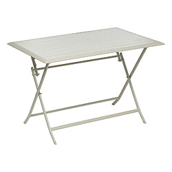 Hesperide Table de jardin pliante Azua en aluminium - 4 places