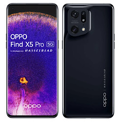 Oppo Find X5 Pro 5G - Noir glacé · Reconditionné Smartphone - Écran AMOLED - Snapdragon 8 Gen 1 - triple photo 50 MP - 5G