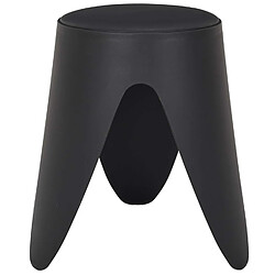 The Home Deco Factory Emma - Tabouret d'appoint noir