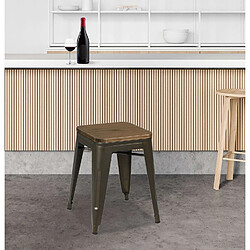 Avis Urban Living Tabouret Liv Gris