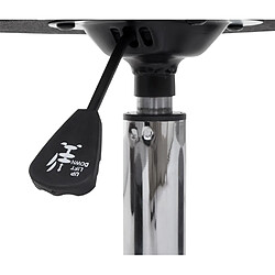 Mendler Tabouret de bar pivotant - Noir pas cher