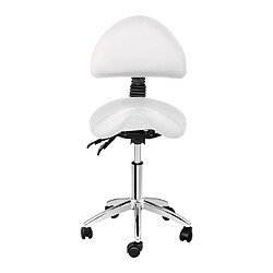 Helloshop26 Fauteuil siège-selle - Blanc