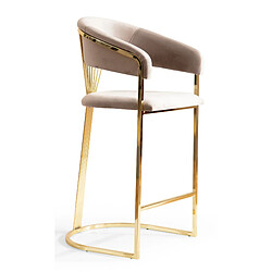 Vivenla ALARA Tabouret - Or/Beige