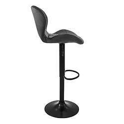 Acheter Ml-design Tabourets de bar velours - Gris