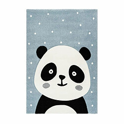 Paris Prix Panda Madurra Tapis enfant - Polypropylène - Motif Panda - Bleu