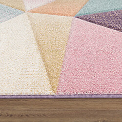 Paco-Home Paco Home Tapis Pastel Géométrique