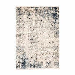 Paris Prix Tapis Imprimé Vintage Délavé Palace Bleu 120 x 170 cm