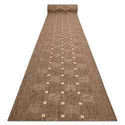 RUGSX Tapis Couloir Sizal - Café 70x120 cm