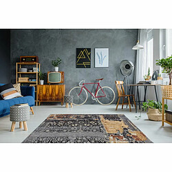 Paris Prix Tapis Jacquard Blaze - Bleu 195x290 cm