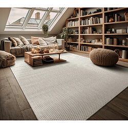 Paco-Home Paco Home Motif Moucheté Blanc Cassé