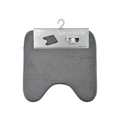 Paris Prix Vitamine II - Tapis Contour WC 45x45cm anthracite