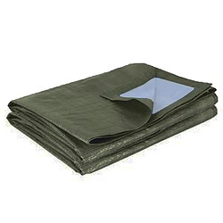 Habrita Bâche de protection vert foncé - 195 gr/m2