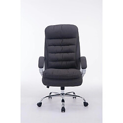 Decoshop26 Fauteuil de bureau ergonomique - Gris foncé